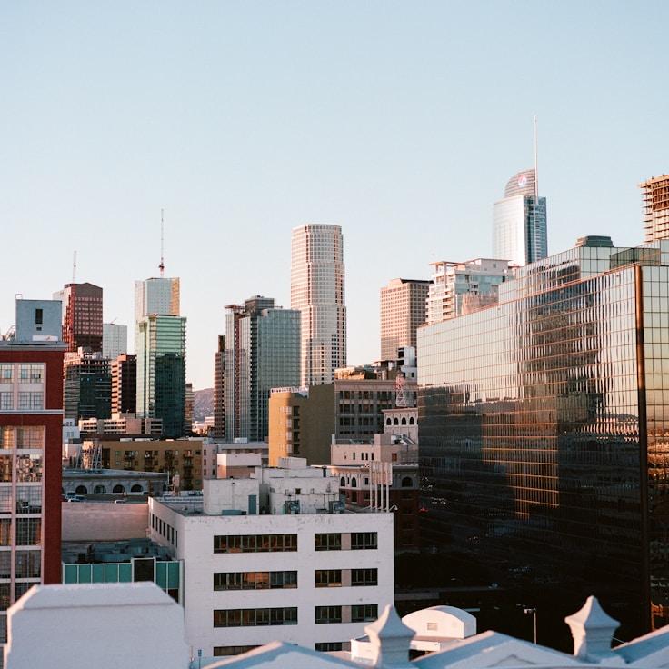 City skyline in Paris, France